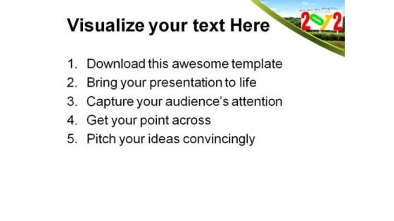 Welcome 2012 Metaphor PowerPoint Templates And PowerPoint Backgrounds 1011