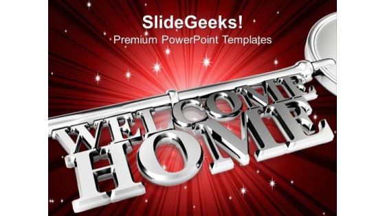 Welcome Home Real Estate PowerPoint Templates And PowerPoint Themes 0912
