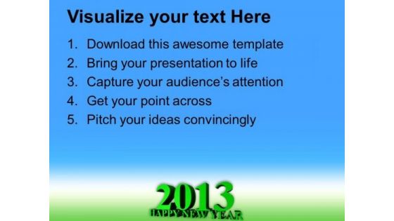 Welcoming New Year Business Concept PowerPoint Templates Ppt Backgrounds For Slides 1212