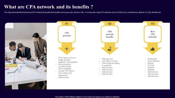What Are CPA Network And Its Benefits Executing Cost Per Action Marketing Graphics Pdf What Are CPA Network And Its Benefits Executing Cost Per Action Marketing Graphics Pdf