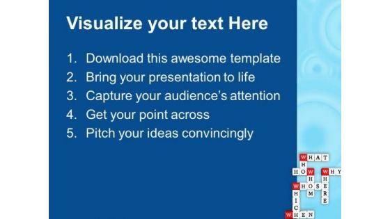 What Who PowerPoint Templates And PowerPoint Themes 1012