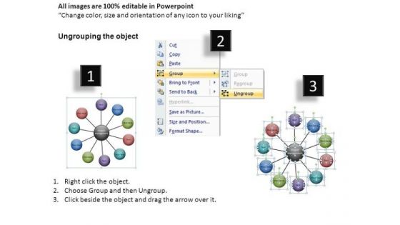 Wheel Chart Diagram PowerPoint Slides And Editable Ppt Templates Download