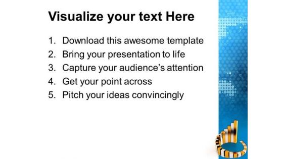 White And Yellow Bar Graph Business Shapes PowerPoint Templates And PowerPoint Themes 1012