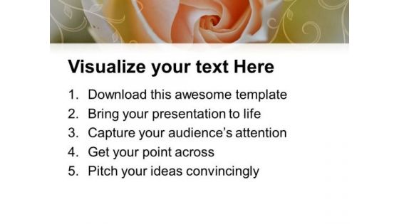 White Rose Background PowerPoint Templates Ppt Backgrounds For Slides 0613