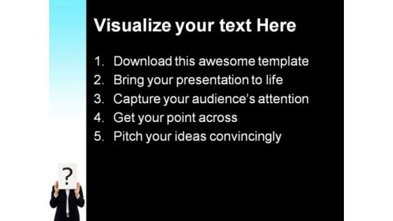 Who What Where Metaphor PowerPoint Templates And PowerPoint Backgrounds 0811