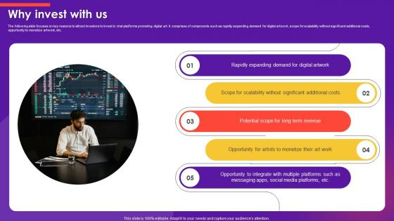 Why Invest With Us Emoji Marketplace Investor Funding Elevator Pitch Deck Why Invest With Us Emoji Marketplace Investor Funding Elevator Pitch Deck
