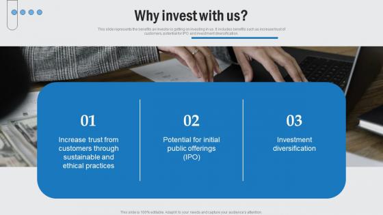 Why Invest With Us Footwear Company Funding Elevator Pitch Deck Mockup Pdf