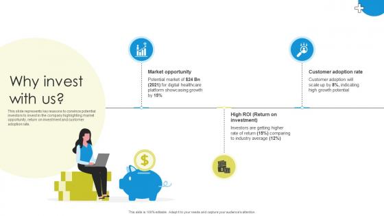 Why Invest With Us Medicare Platform Investor Funding Elevator Pitch Deck
