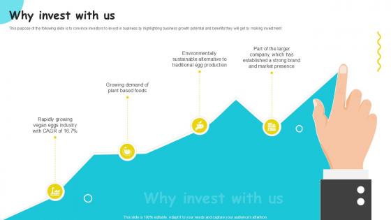 Why Invest With Us Plant Based Eggs Developing Company Investor PPT Example