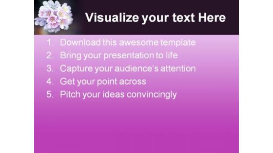Wild Flower Beauty PowerPoint Templates And PowerPoint Backgrounds 0211