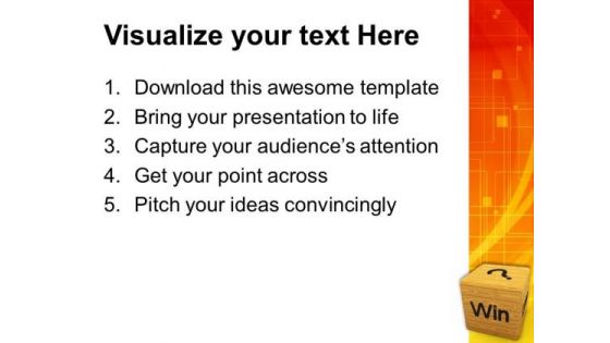 Win And Lose Business Competition PowerPoint Templates And PowerPoint Themes 1112