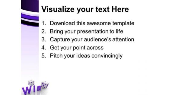 Win Cube Game PowerPoint Templates And PowerPoint Themes 0712