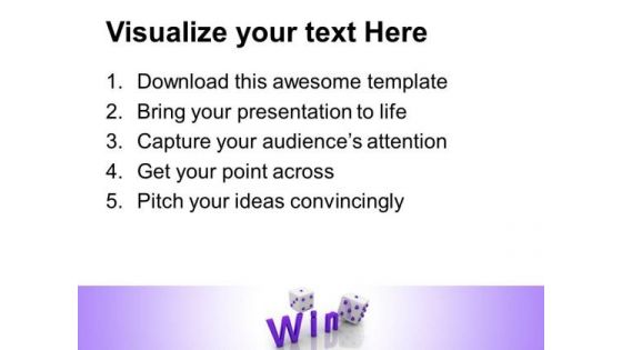 Win Cube Game PowerPoint Templates And PowerPoint Themes 0812