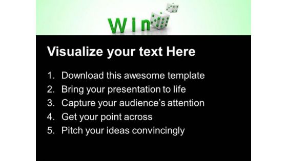 Win Cube Success PowerPoint Templates And PowerPoint Themes 0612