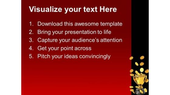 Win Trophies Earn Coins PowerPoint Templates And PowerPoint Themes 0912