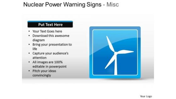 Wind Energy PowerPoint Icon Slide