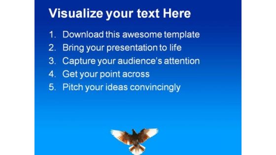 Wings Of Freedom Animals PowerPoint Templates And PowerPoint Backgrounds 0811