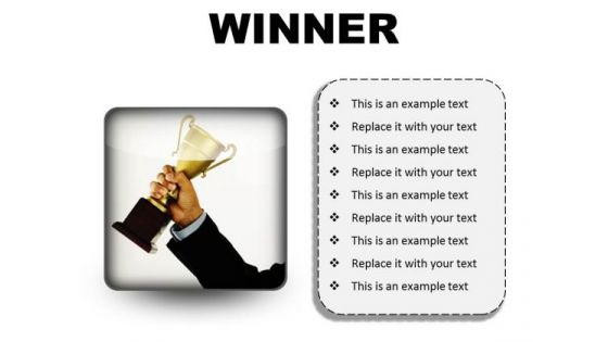 Winner Success PowerPoint Presentation Slides S
