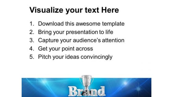 Winner Trophy Champion Success PowerPoint Templates And PowerPoint Themes 0712