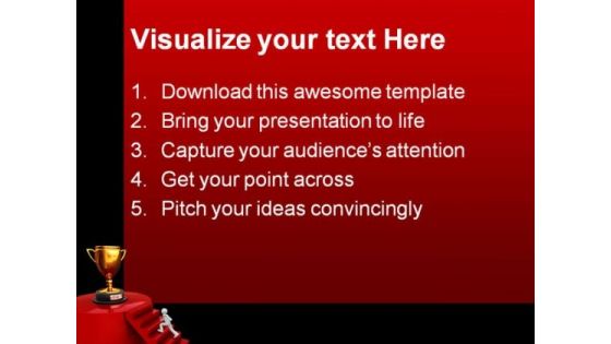 Winner Trophy Competition PowerPoint Templates And PowerPoint Backgrounds 0311