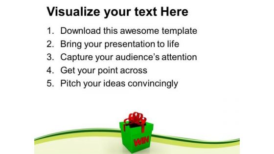 Winner Will Get Rewards Game Theme PowerPoint Templates Ppt Backgrounds For Slides 0413