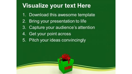 Winner Will Get Rewards Game Theme PowerPoint Templates Ppt Backgrounds For Slides 0413