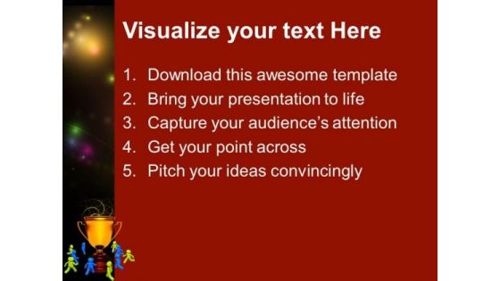 Winning Team Celebrating Success PowerPoint Templates And PowerPoint Themes 0812