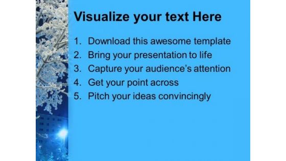 Winter Comes With Lot Of Snow PowerPoint Templates Ppt Backgrounds For Slides 0613