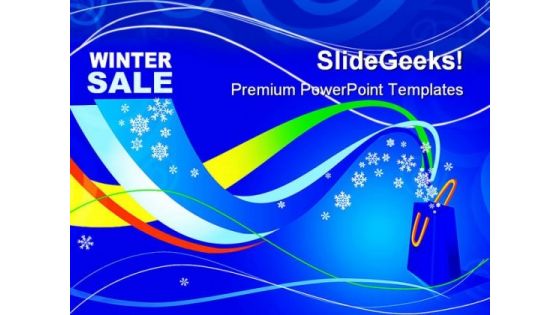Winter Shopping Sales PowerPoint Templates And PowerPoint Backgrounds 0411