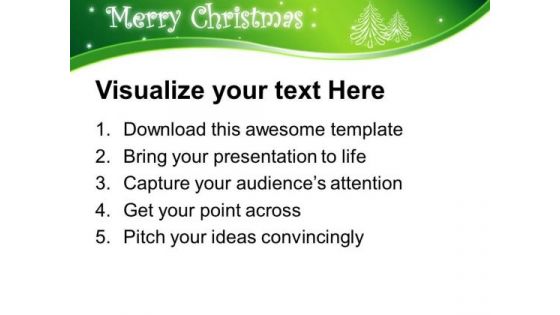 Wish You Marry Christmas PowerPoint Templates Ppt Backgrounds For Slides 0613