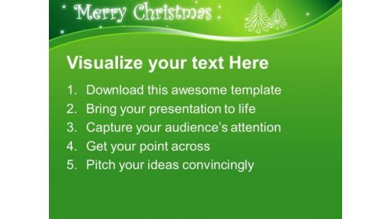 Wish You Marry Christmas PowerPoint Templates Ppt Backgrounds For Slides 0613