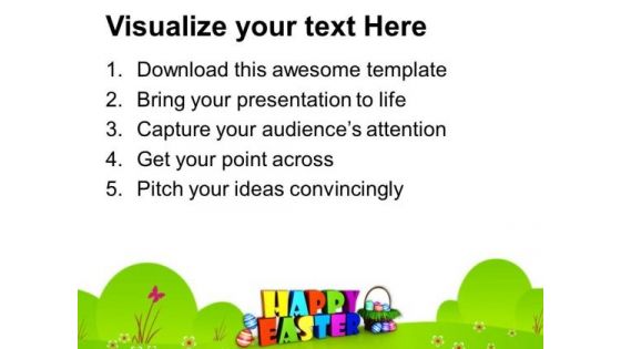 Wishing Happy Easter Wishes PowerPoint Templates Ppt Backgrounds For Slides 0313