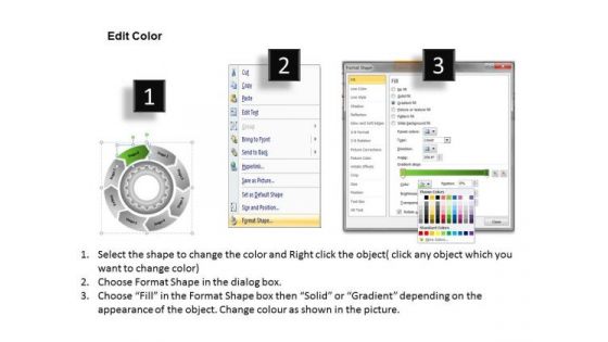 With Gears And Circular Arrows 8 Stages Business Plan Components PowerPoint Templates