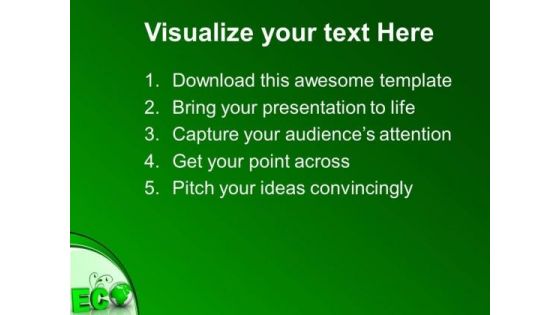 Word Eco Globe And Tree PowerPoint Templates Ppt Backgrounds For Slides 0113