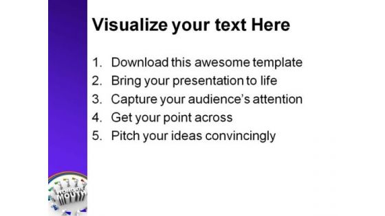 Word Of Mouth People PowerPoint Themes And PowerPoint Slides 0611