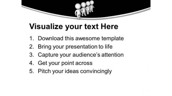 Work In A Team For Successful Business PowerPoint Templates Ppt Backgrounds For Slides 0613