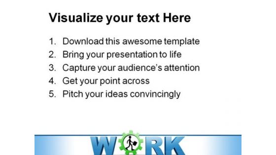 Work Indusrialpeople PowerPoint Template 0910