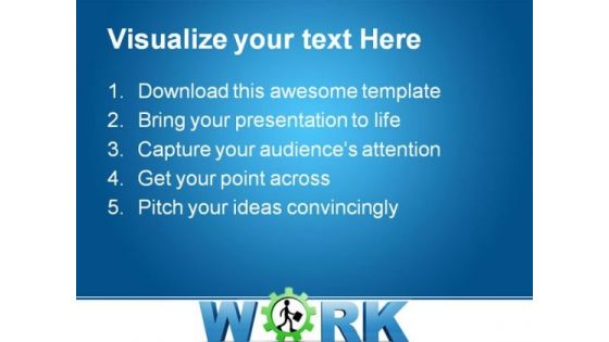 Work Indusrialpeople PowerPoint Template 0910