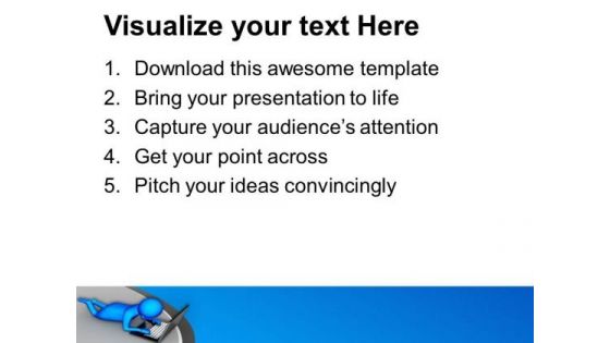 Work On Laptop For Better Grrowth PowerPoint Templates Ppt Backgrounds For Slides 0713