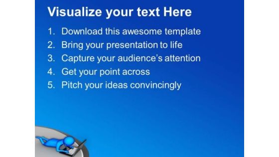 Work On Laptop For Better Grrowth PowerPoint Templates Ppt Backgrounds For Slides 0713