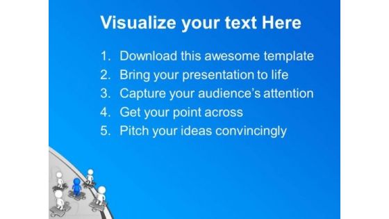 Work Togather For Successful Business PowerPoint Templates Ppt Backgrounds For Slides 0613