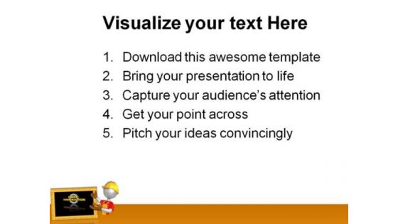 Worker01 Construction PowerPoint Themes And PowerPoint Slides 0711