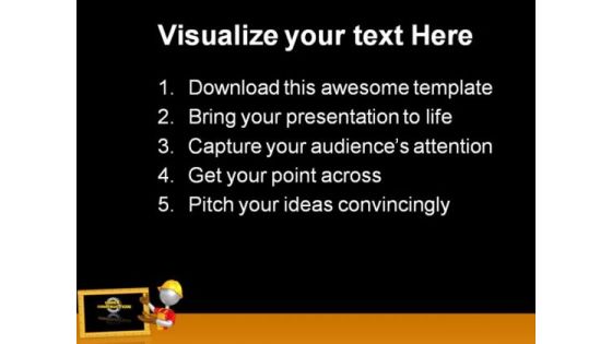 Worker01 Construction PowerPoint Themes And PowerPoint Slides 0711