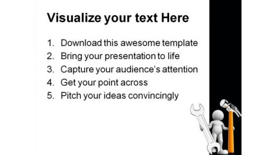 Worker Industrial PowerPoint Templates And PowerPoint Backgrounds 0511