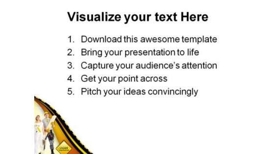 Workers Under Construction PowerPoint Themes And PowerPoint Slides 0511