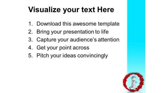 Working For Business Development PowerPoint Templates Ppt Backgrounds For Slides 0513