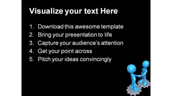 Working Together Business PowerPoint Themes And PowerPoint Slides 0511