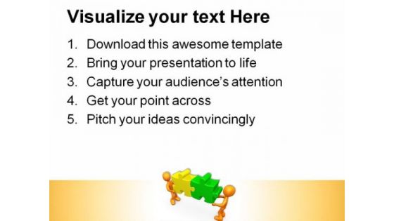 Working Together Communication PowerPoint Themes And PowerPoint Slides 0411