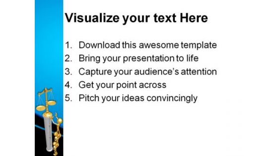 Working Together For Justice Business PowerPoint Themes And PowerPoint Slides 0511