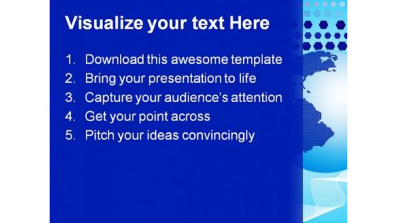 World Background Globe PowerPoint Themes And PowerPoint Slides 0511